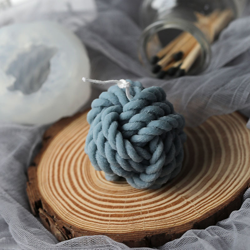 Soap Making Scents - 3D ウール形状キャンドルモールド香りキャンドル鋳造モールド手作り DIY 石鹸作りワックスモールド手芸家の装飾樹脂金型
