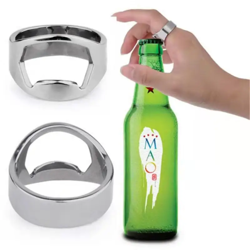 Soap Making Jar - ミニ缶切りステンレス鋼栓抜きリング型ボトルビール開口部リムーバーキッチンガジェットバーフィンガーオープナーツール