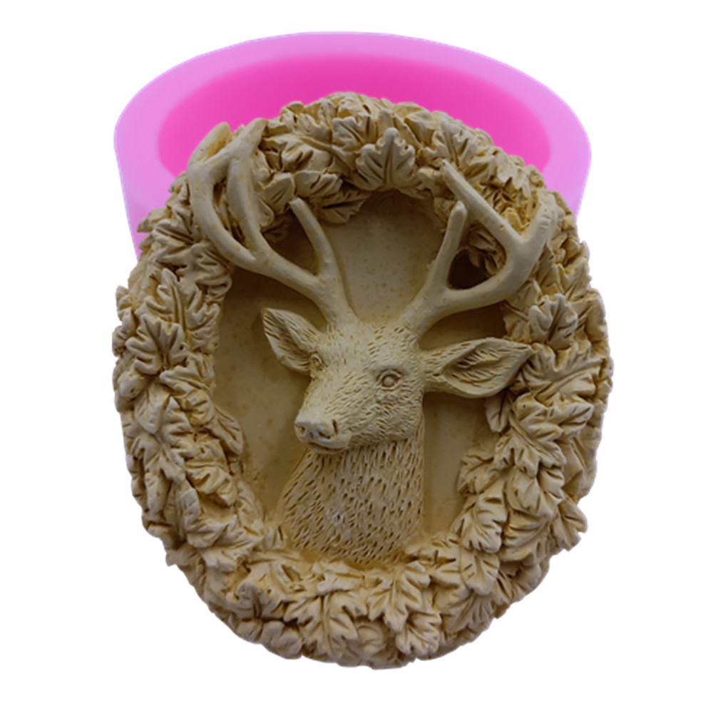 Soap Making Tutorial - 鹿デザイン石鹸シリコーン型作る石鹸ムースケーキ金型アロマワックス石膏樹脂工芸品の金型