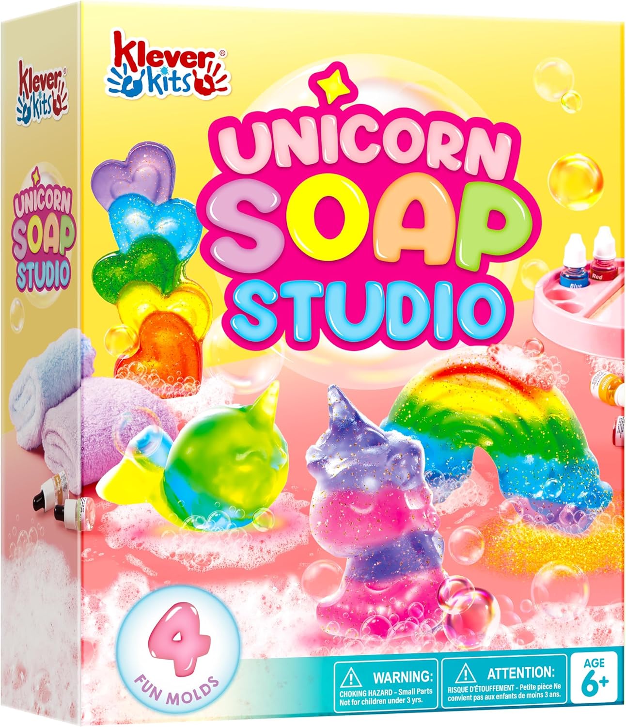 Soap Making Tutorial - JOYFY ユニコーン石鹸作りキット 女の子向け工作 DIYプロジェクト 子供の誕生日 クリスマスプレゼント