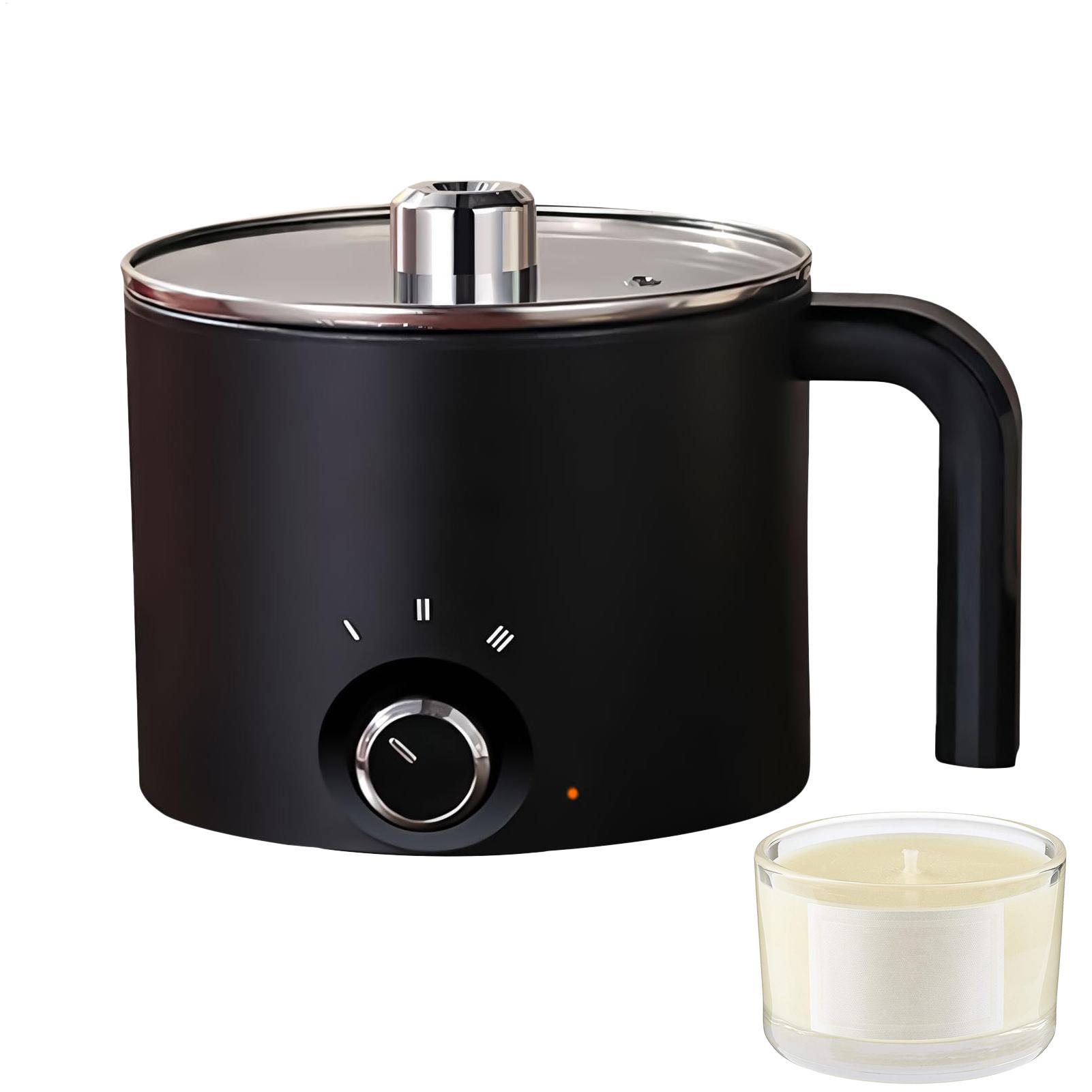 Soap Making Tutorial - キャンドルワックス溶解ポット 1.5L 大型ステンレス製電気式ノンスティックキャンドル製造ポット 溶解ピッチャー (石鹸、キャンディー、チョコレート用)