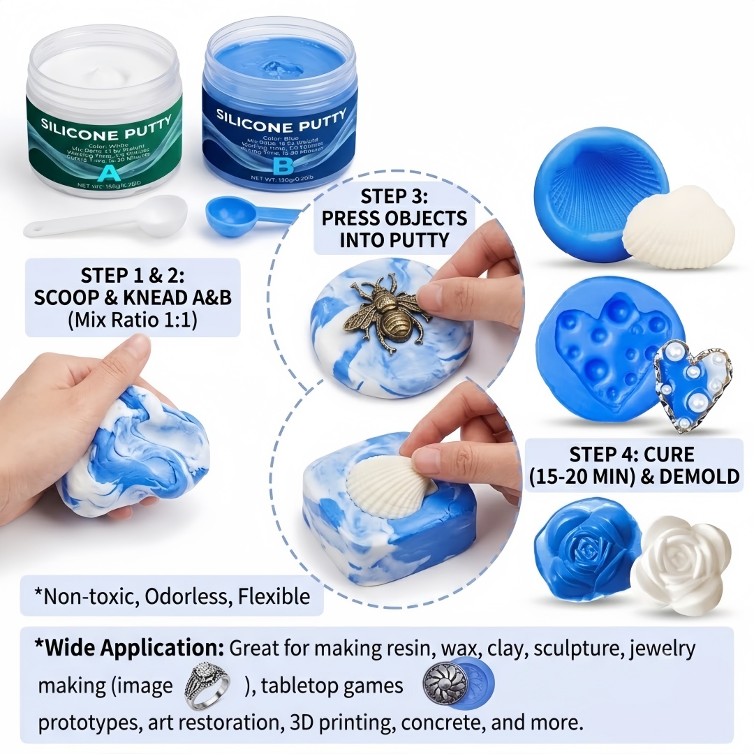 シリコーンパテ型作成用品 石膏キャンドル石鹸型用に簡単に成形 - Soap Making Tutorial のレビューと価格