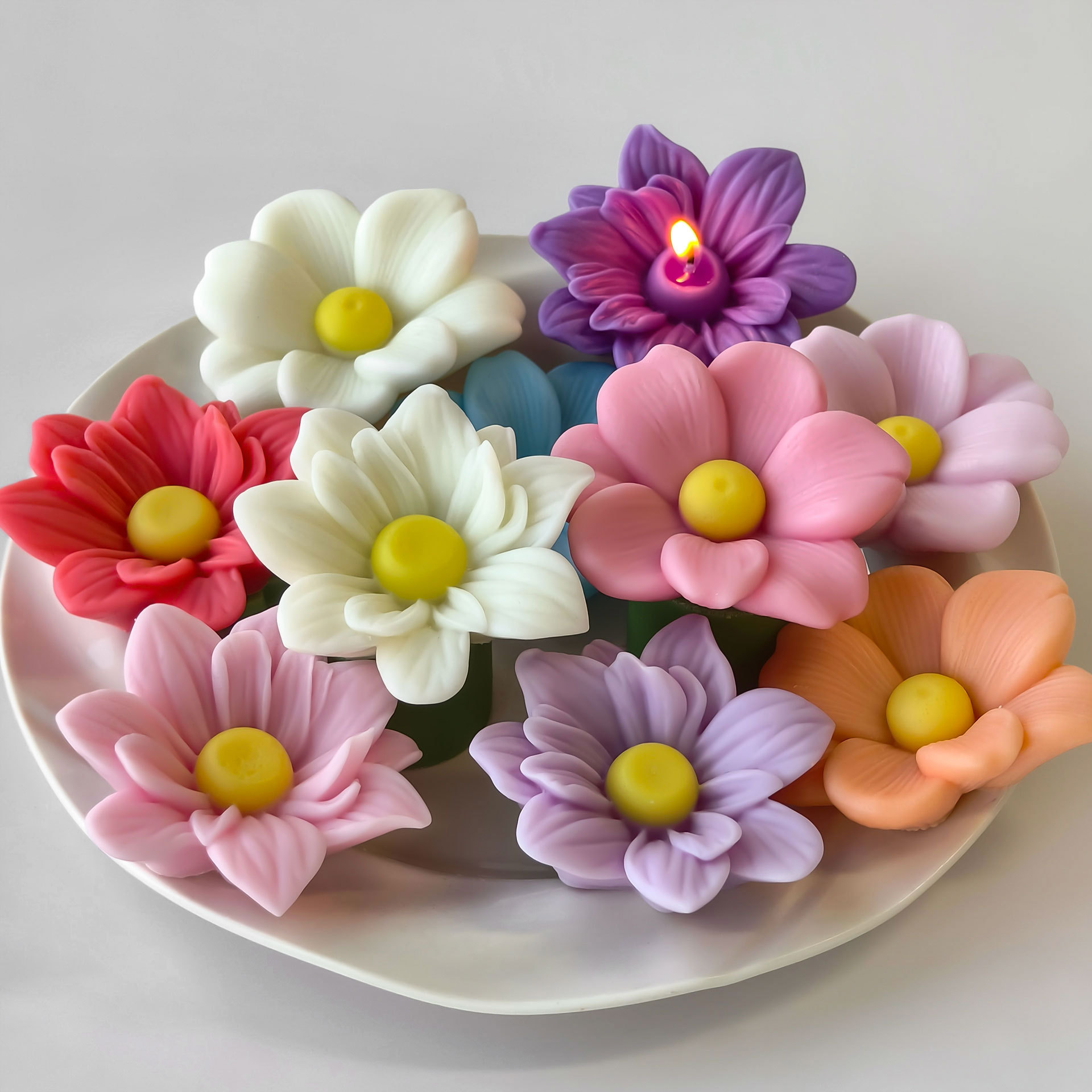 DIY 花アロマキャンドルシリコーン型手作りキャンディーチョ - Soap Making Scents のレビューと価格