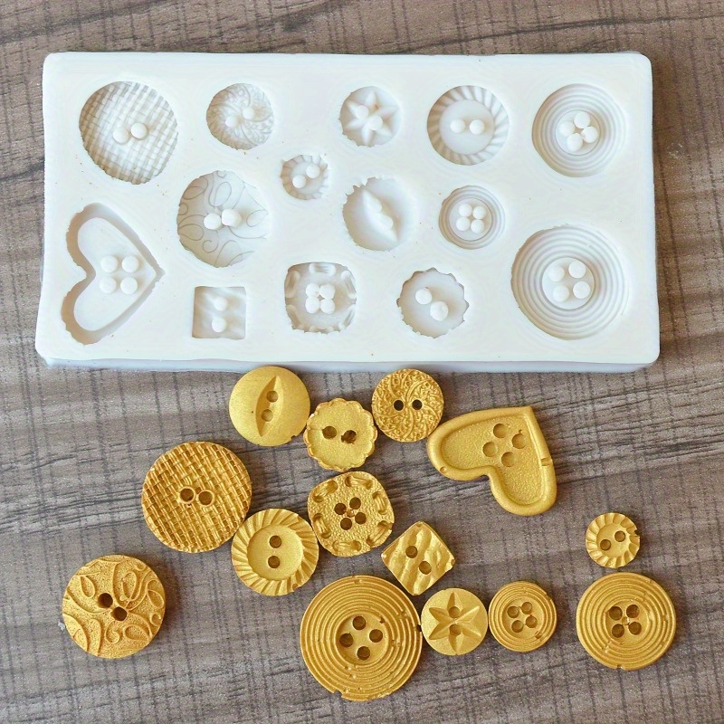 ボタン型シリコンモールド シリコンモールド 石鹸やキャンドル - Soap Making Tutorial のレビューと価格