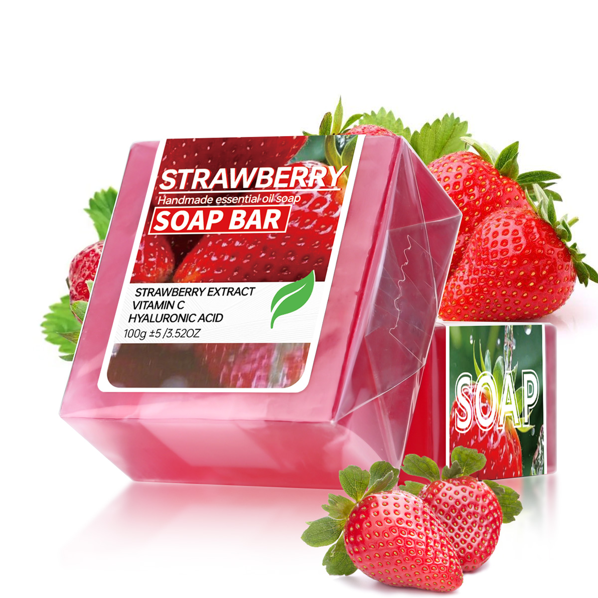 イチゴフルーツジャムピューレ精油石鹸手作り石鹸、洗顔・入浴用 - Soap Making Glycerin のレビューと価格