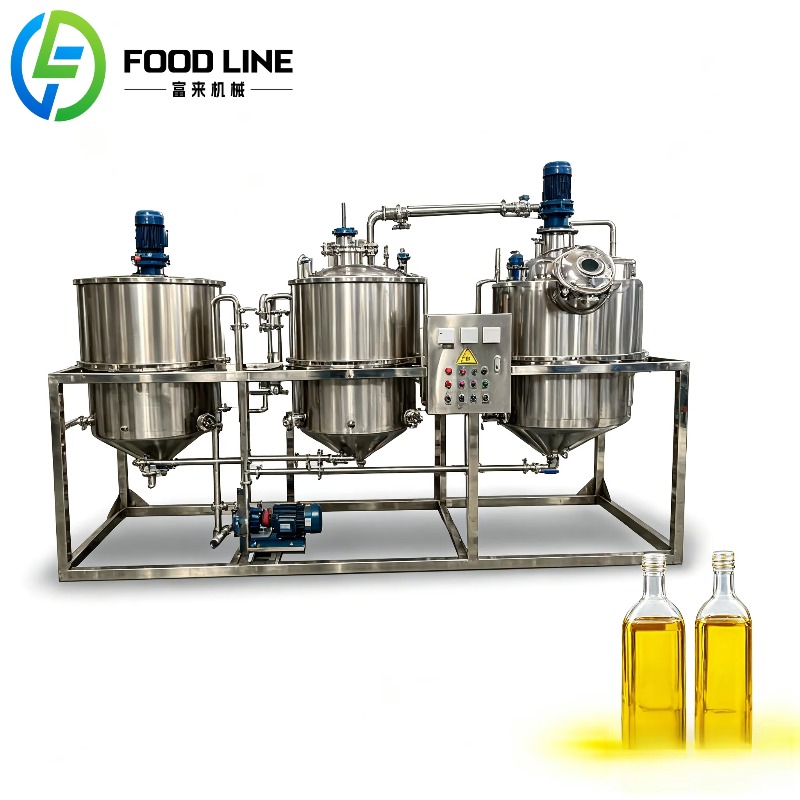 カスタマイズされた原油精製脱臭機、粗ココナッツオイル精製プラ - Coconut Oil Refined のレビューと価格