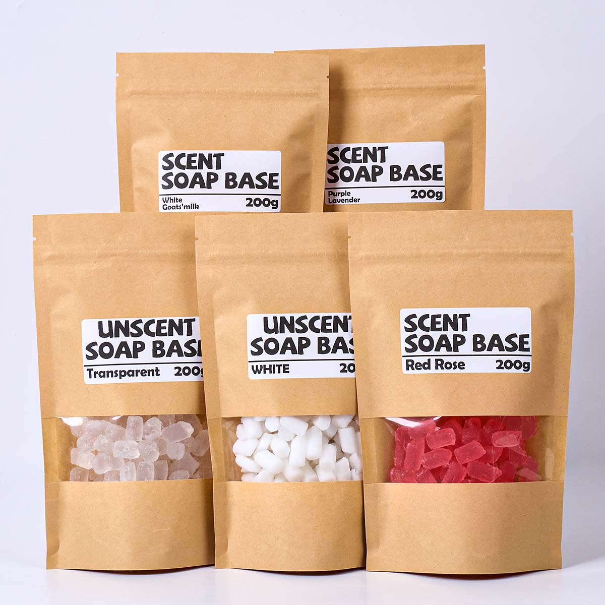 200g カラーグリセリンソープベース DIY 手作り ロー - Soap Making Glycerin のレビューと価格