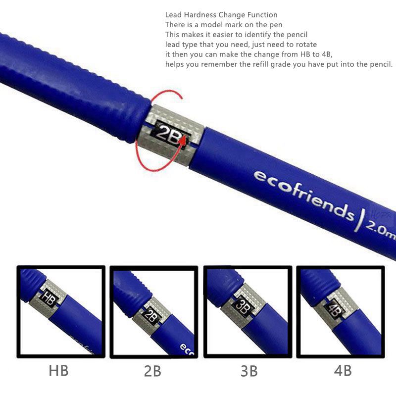 2.0mmメカニカルペンシルセット2b自動鉛筆 (色/黒の鉛 - Staedtler Pencil Lumocolor のレビューと価格