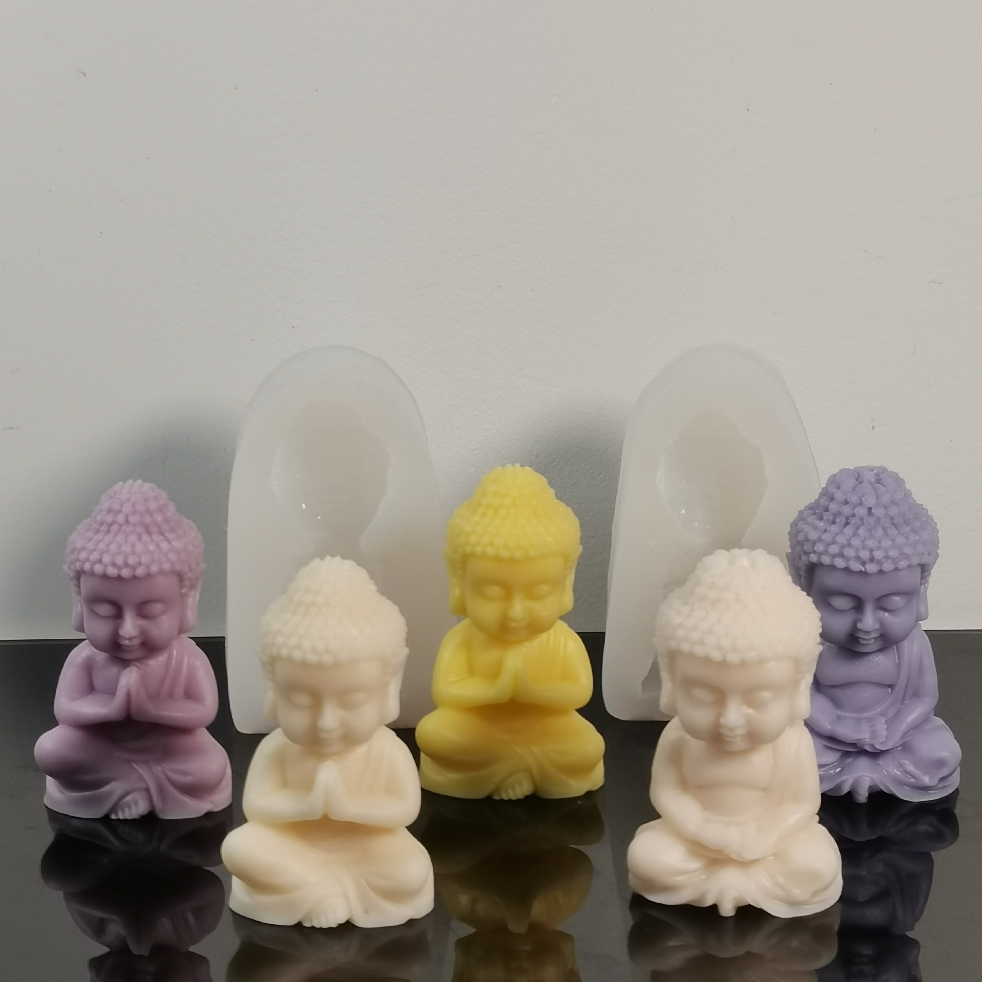 シリコンフェイシャルキャンドル,3Dマitreya,日曜大工 - Soap Making Scents のレビューと価格