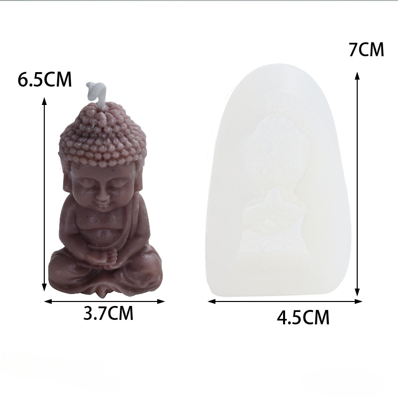 シリコンフェイシャルキャンドル,3Dマitreya,日曜大工 - Soap Making Scents のレビューと価格