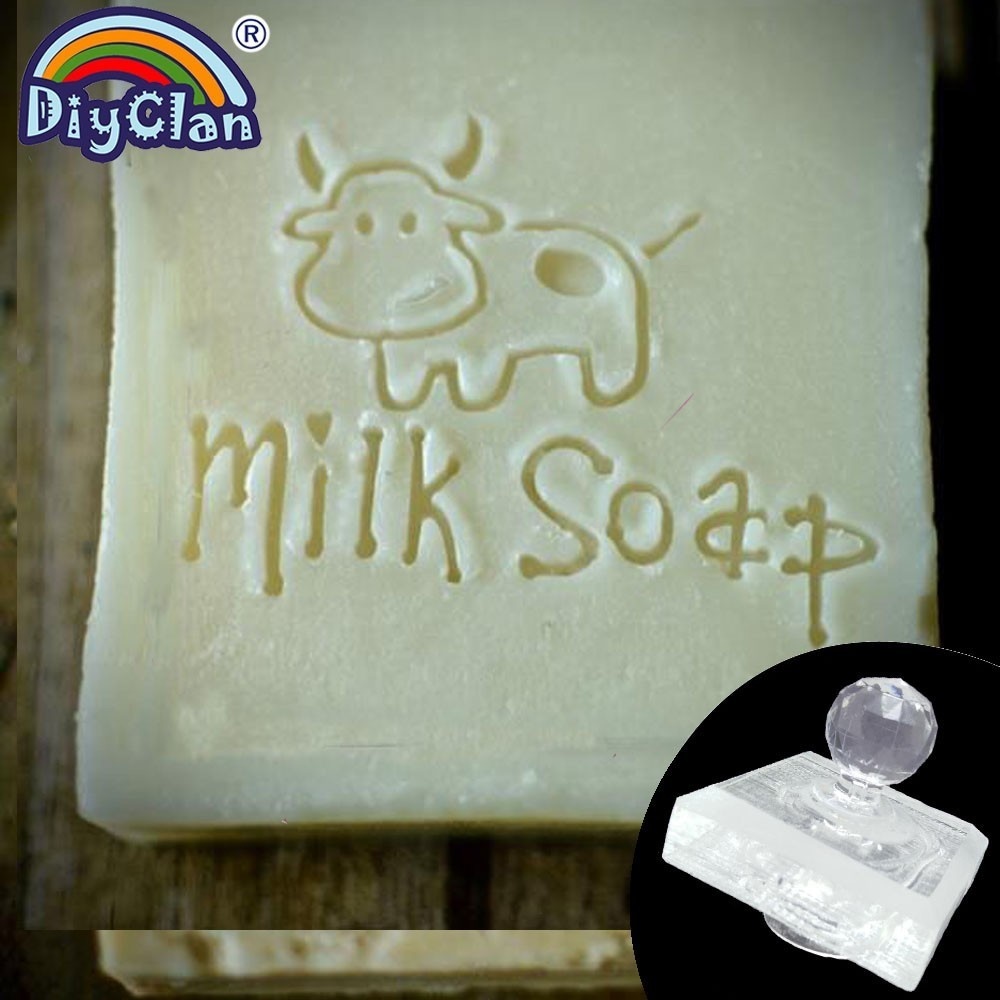 Diy ミルク天然石鹸スタンプヤギミルク手作り有機ガラス石鹸 - Soap Making Jar のレビューと価格