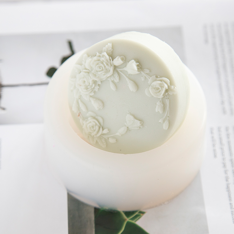 ラウンド形状バラの花手作り石鹸シリコーン型牡丹バラの花石鹸金 - Soap Making Scents のレビューと価格