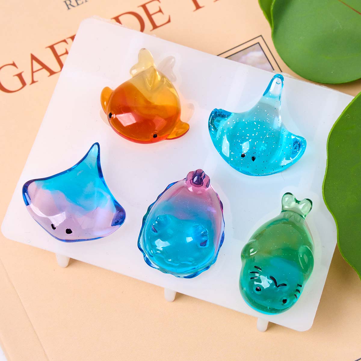 3Dヒーリング可愛いマンタ鯨シリコンモールドDIYキーホルダ - Soap Making Tutorial のレビューと価格
