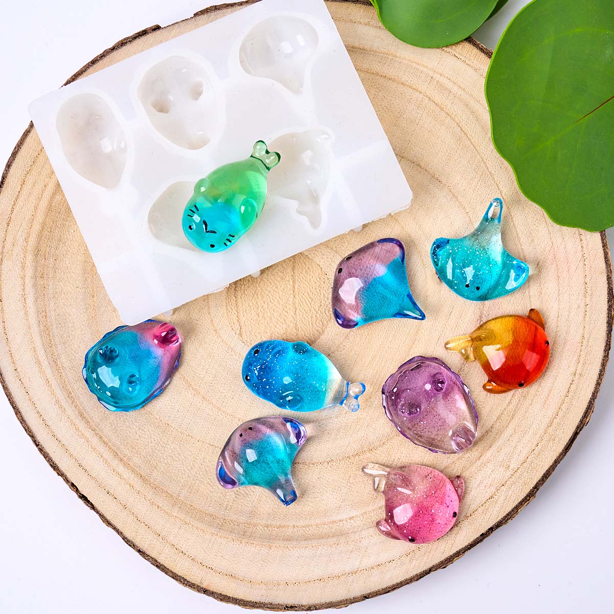 3Dヒーリング可愛いマンタ鯨シリコンモールドDIYキーホルダ - Soap Making Tutorial のレビューと価格