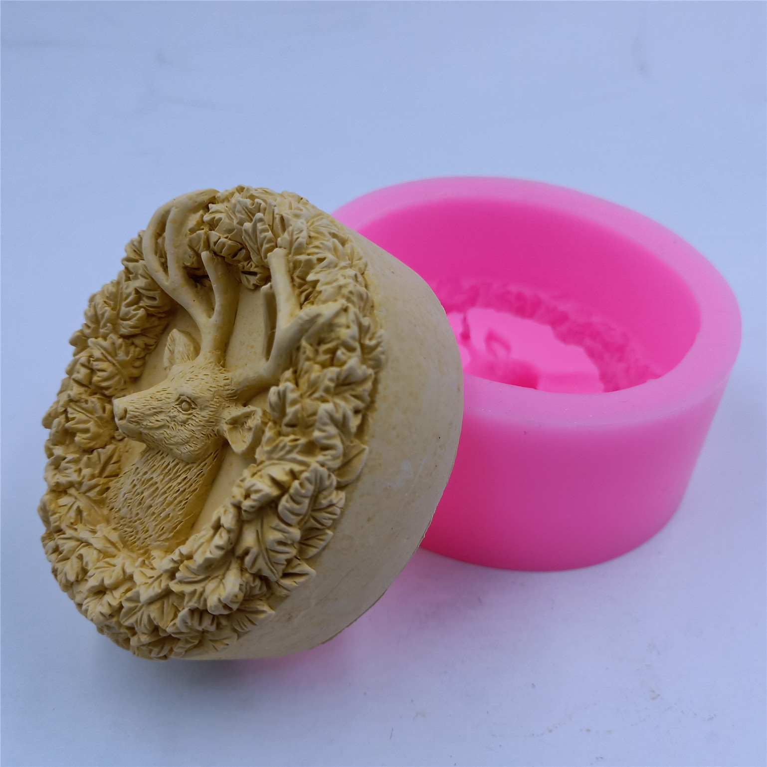 鹿デザイン石鹸シリコーン型作る石鹸ムースケーキ金型アロマワッ - Soap Making Tutorial のレビューと価格