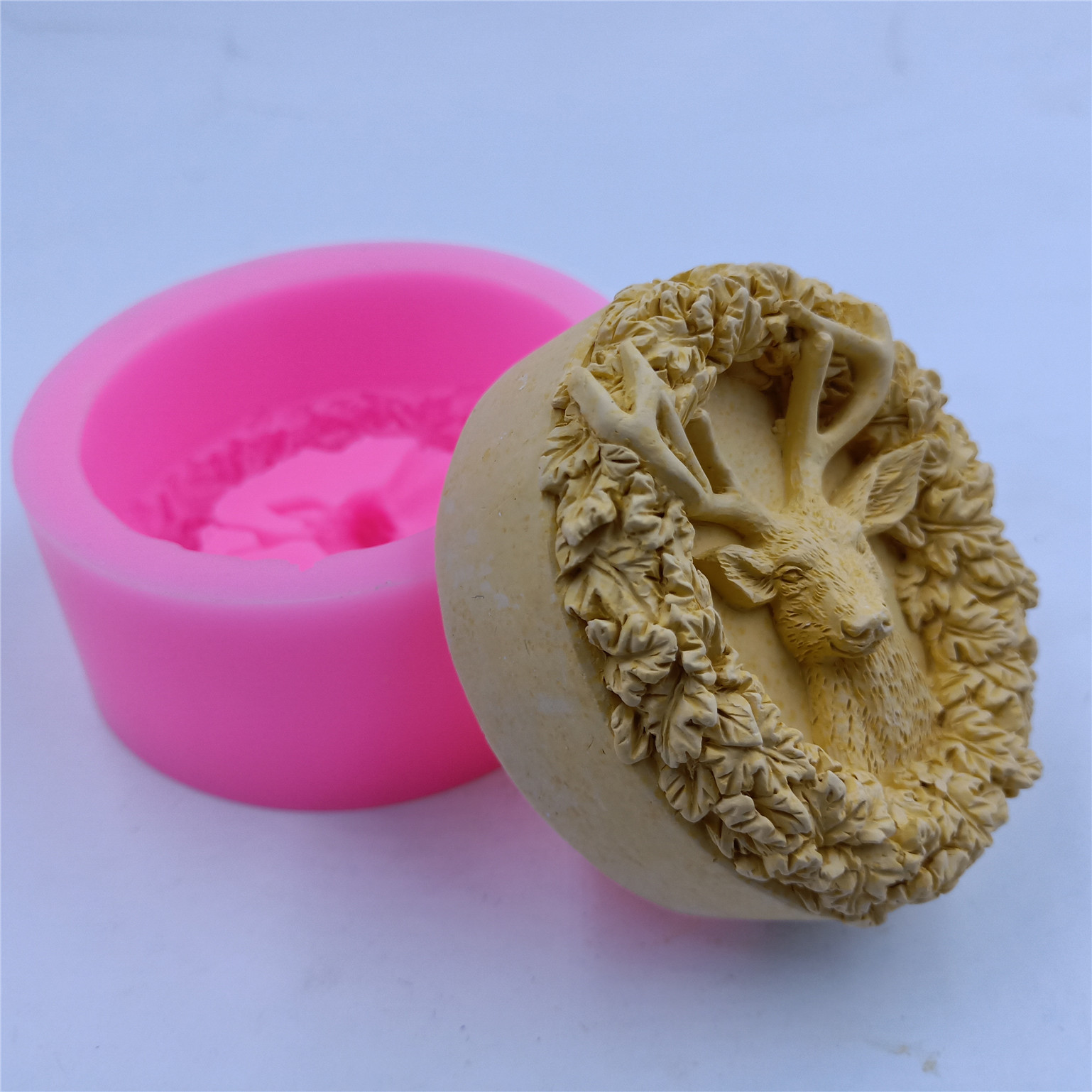鹿デザイン石鹸シリコーン型作る石鹸ムースケーキ金型アロマワッ - Soap Making Tutorial のレビューと価格