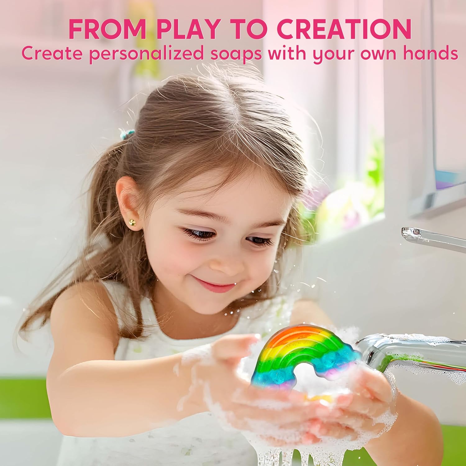 JOYFY ユニコーン石鹸作りキット 女の子向け工作 DIY - Soap Making Tutorial のレビューと価格