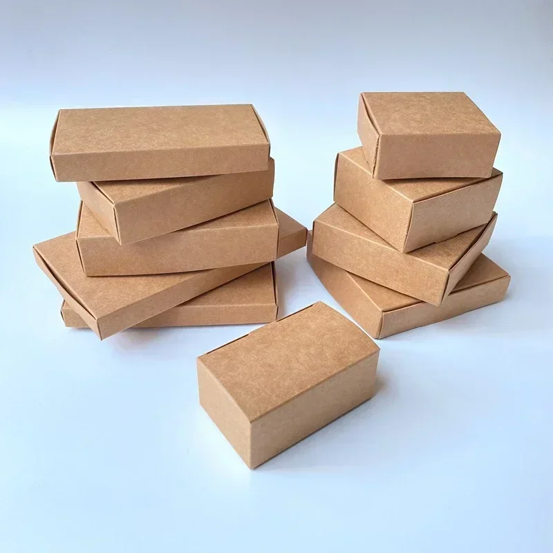 天然茶色のクラフト紙箱,石鹸包装用段ボール箱,ギフトボックス - Kraft Soap Label のレビューと価格