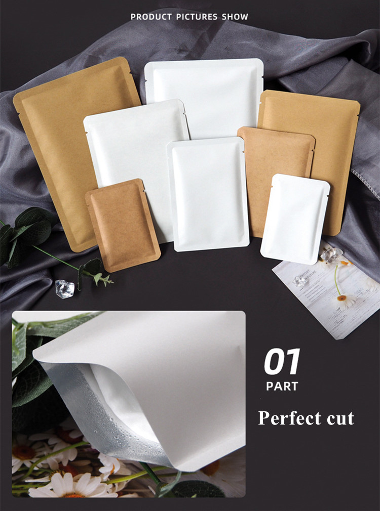 200 個クラフト/白紙オープントップバッグ DIY コーヒ - Kraft Soap Label のレビューと価格